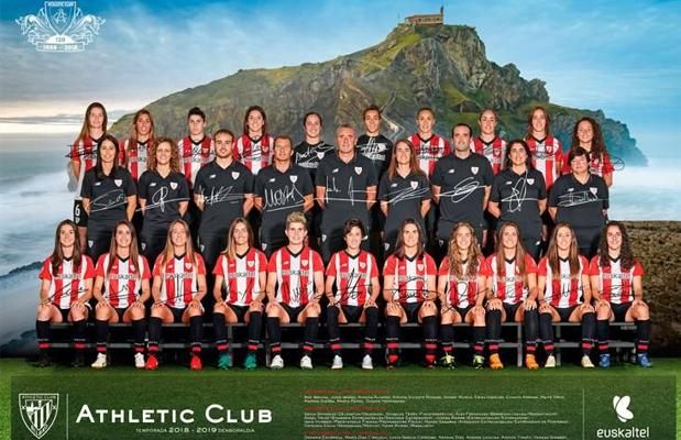  Póster oficial primer equipo femenino 2018/2019 del Athletic Club (FOTO: Athletic Club)