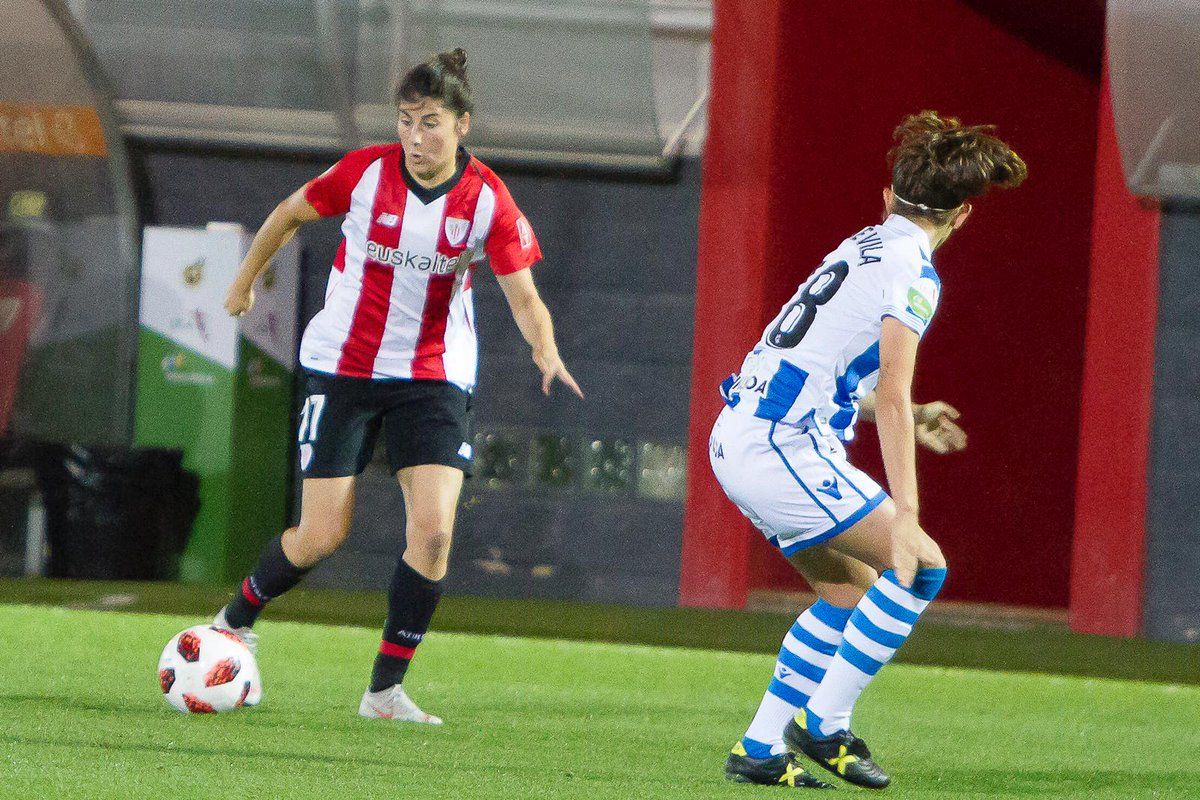  Lucia García se erigió en la afortunada protagonista en la primera victoria del Athletic 