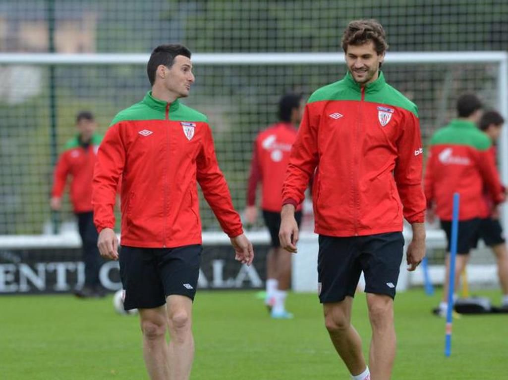 Aritz Aduriz y Fernando Llorente, en su etapa como compañeros en el Athletic Club.