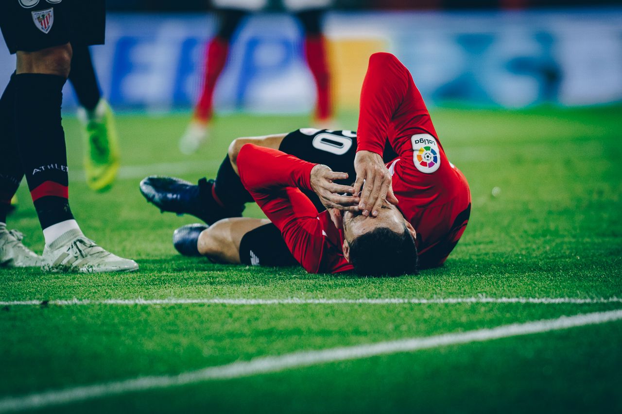 Aduriz se lesionó ante el Sevilla