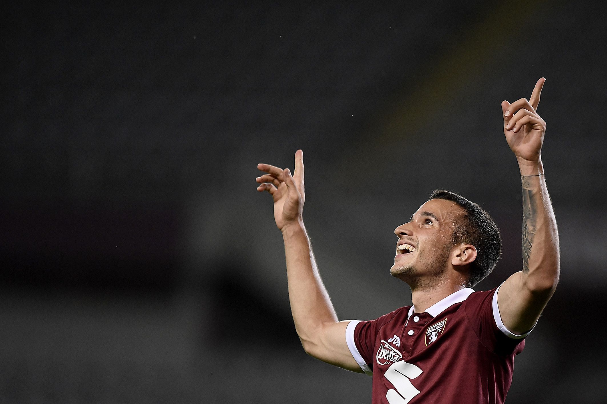  Álex Berenguer celebra un gol con el Torino.