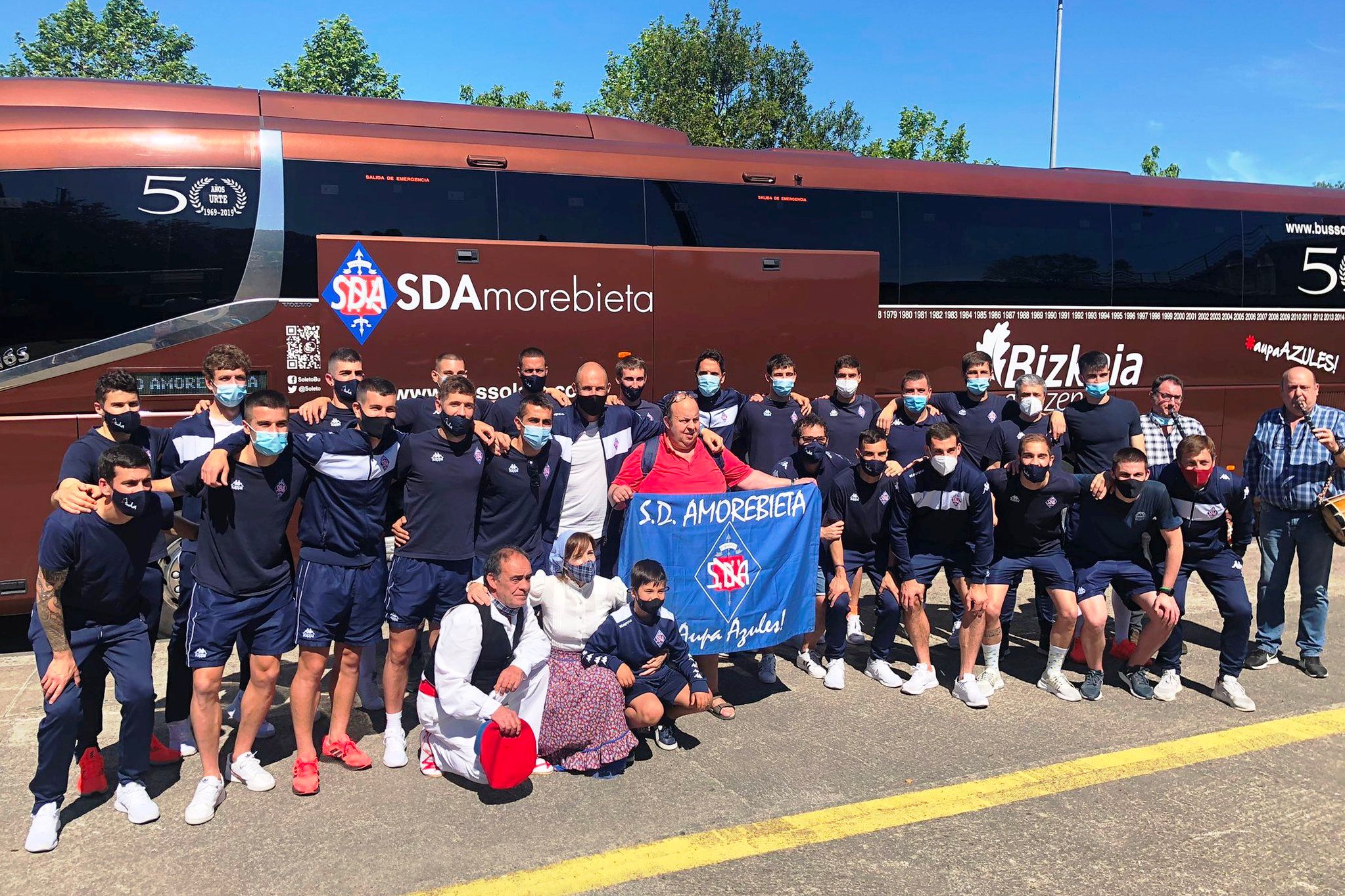  La SD Amorebieta marchaba hacia Badajoz en busca del ascenso a Segunda.