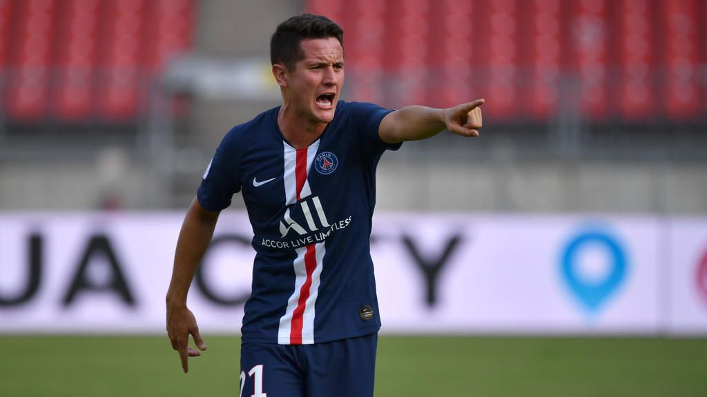 Ander Herrera, en un partido con el PSG.