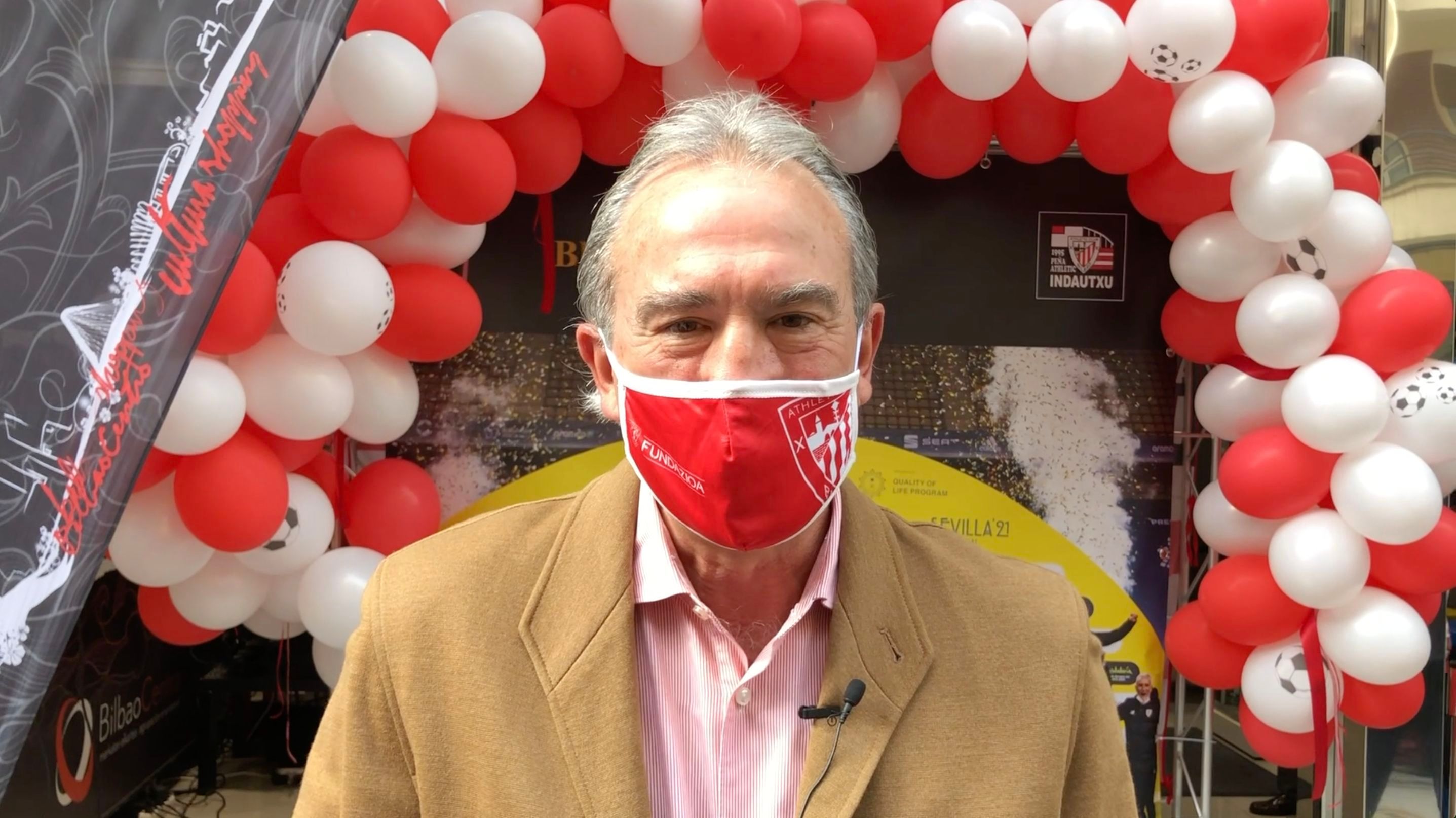 Andoni Goikoetxea muestra su confianza en la final del Athletic Club.