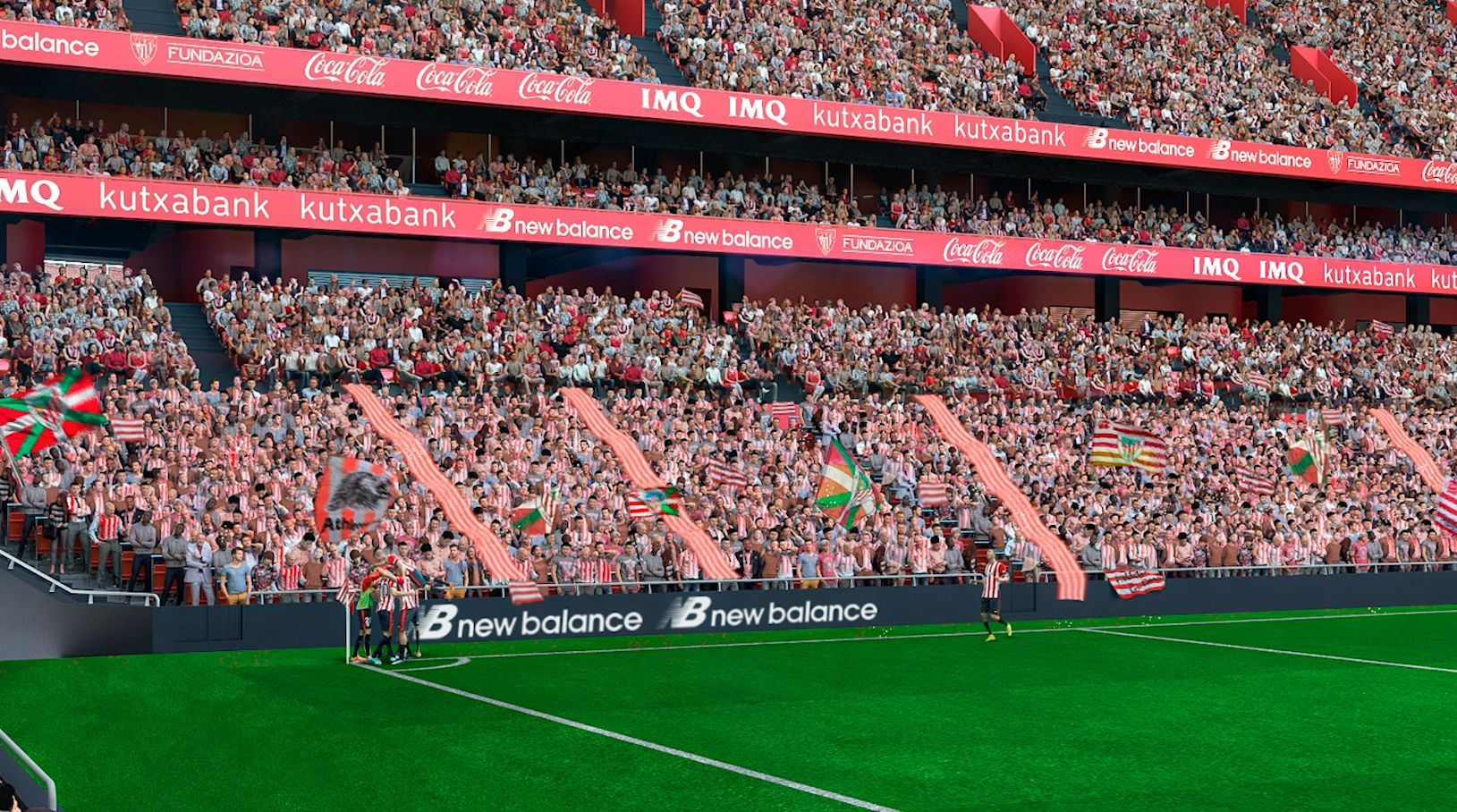  Montaje de la futura Grada de Animación de San Mamés prevista para 2022.