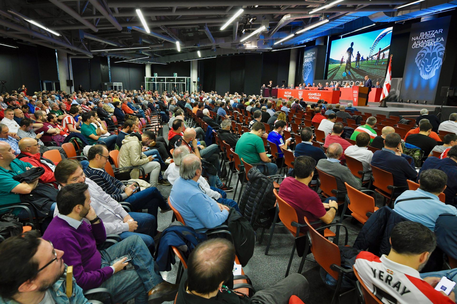  Asamblea del Athletic Club la pasada temporada.