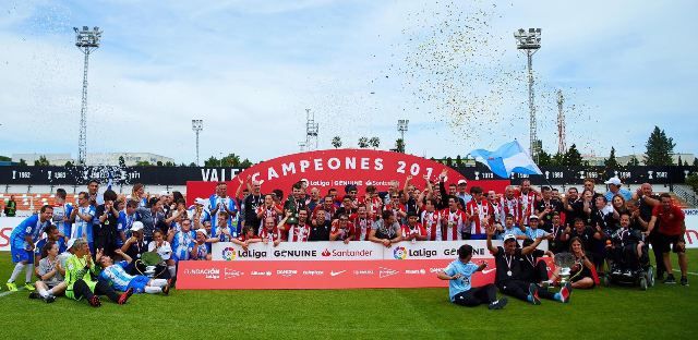  Los tres equipos campeones de la Liga Genuine 2019.