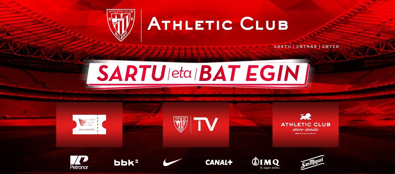  La página oficial del Athletic Club de Bilbao ha sufrido una avalancha de visitas.