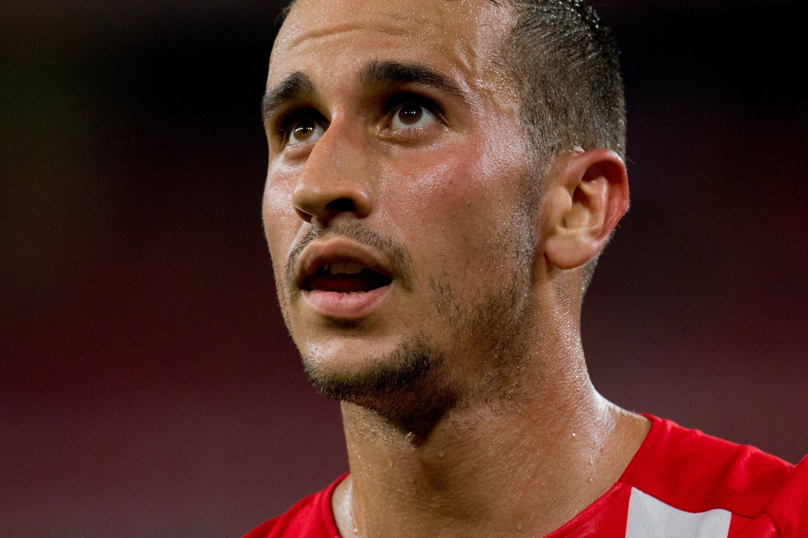  El navarro Álex Berenguer en un partido de LaLiga.