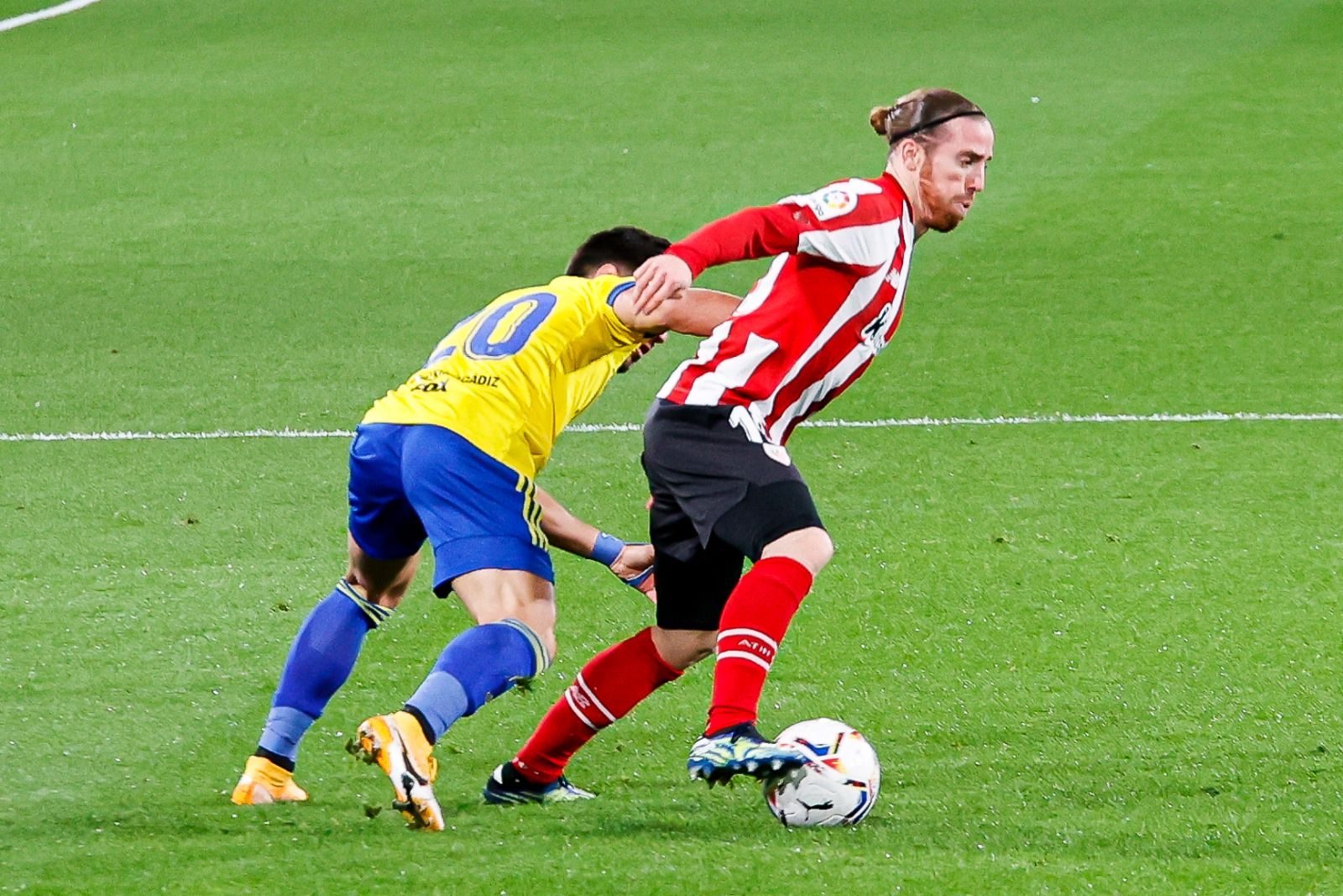 Muniain, durante el Cádiz-Athletic.