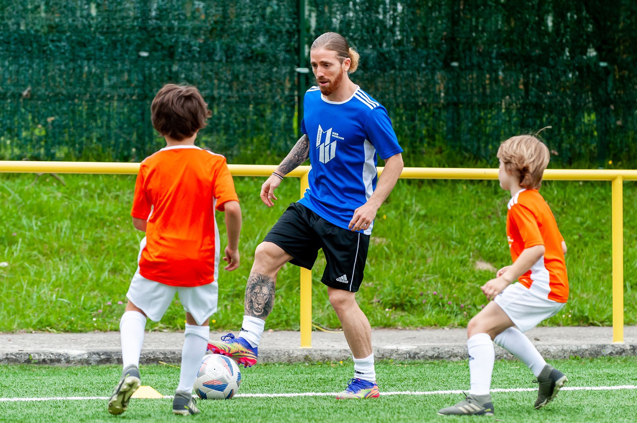  El I Campus de Iker Muniain se desarrollaba en La Txantrea en 2019.