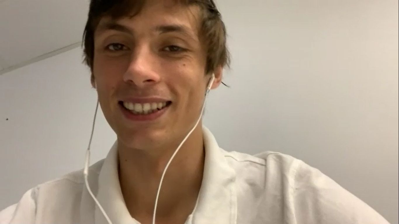 Robin Le Normand, durante la entrevista con ElDesmarque.