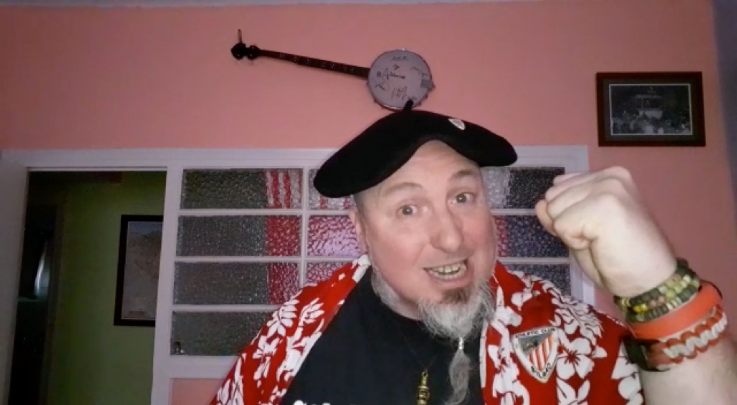  Potxolo Irulegi, integrante de la Peña Artaburuak del Athletic Club de Bilbao.