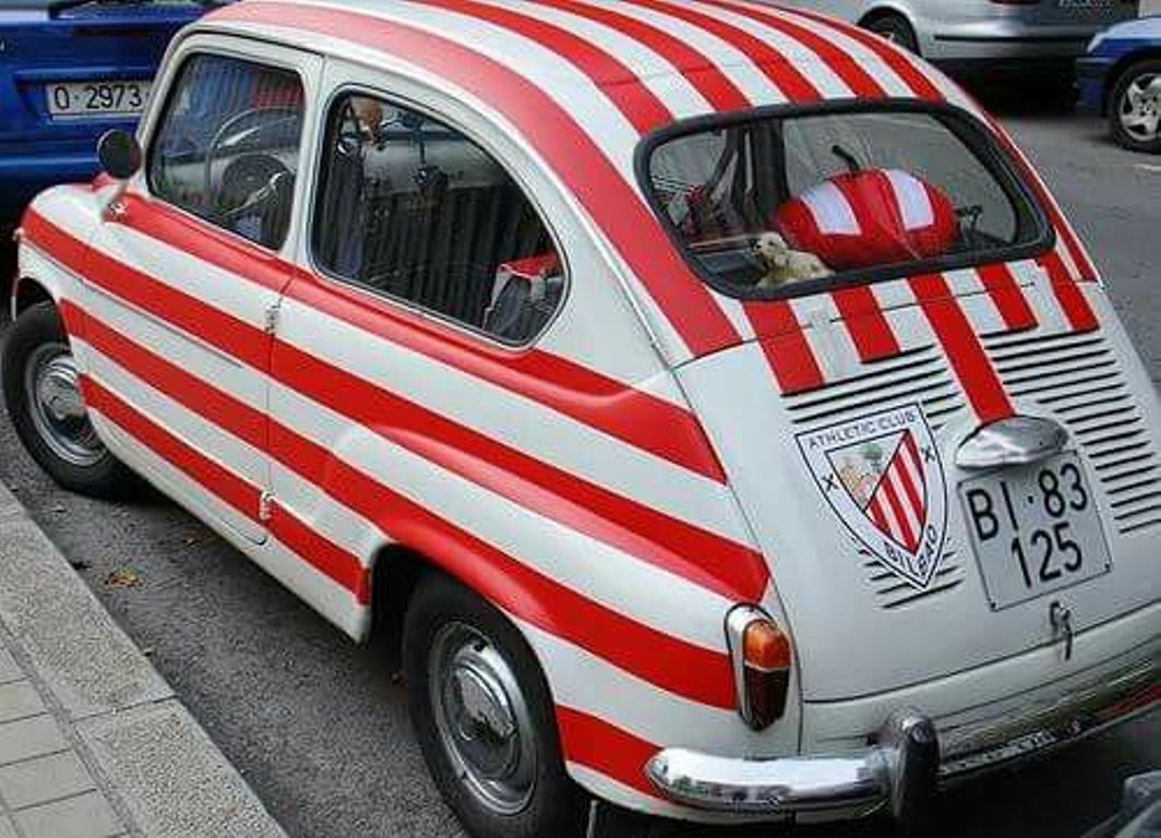  La Peña Gamiz-Fika va a movilizar una treintena de coches con la final de Copa Athletic Club-Real Sociedad.