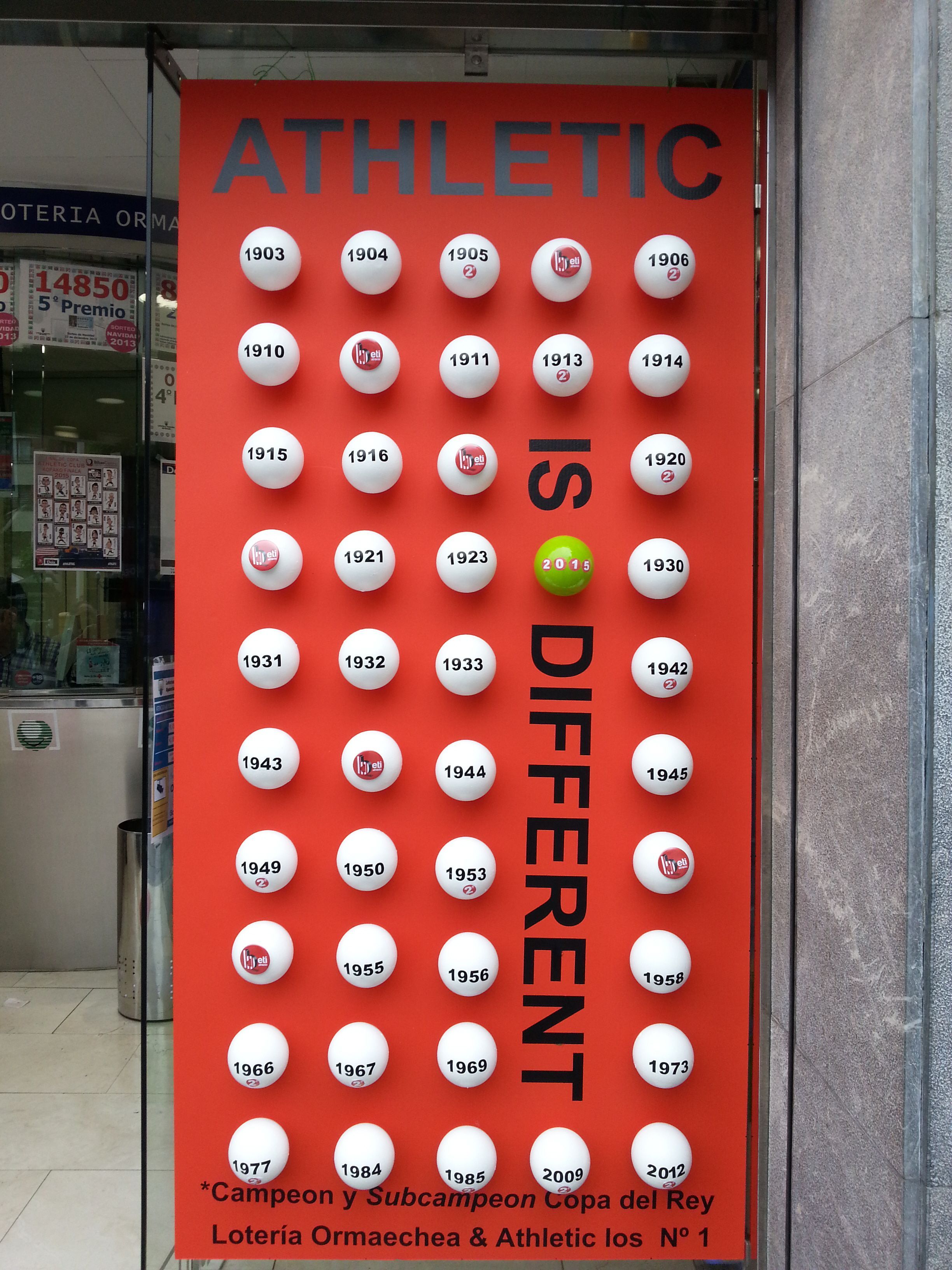  El comercio de Bilbao se moviliza con las dos finales de Copa del Athletic Club en este año 2021.