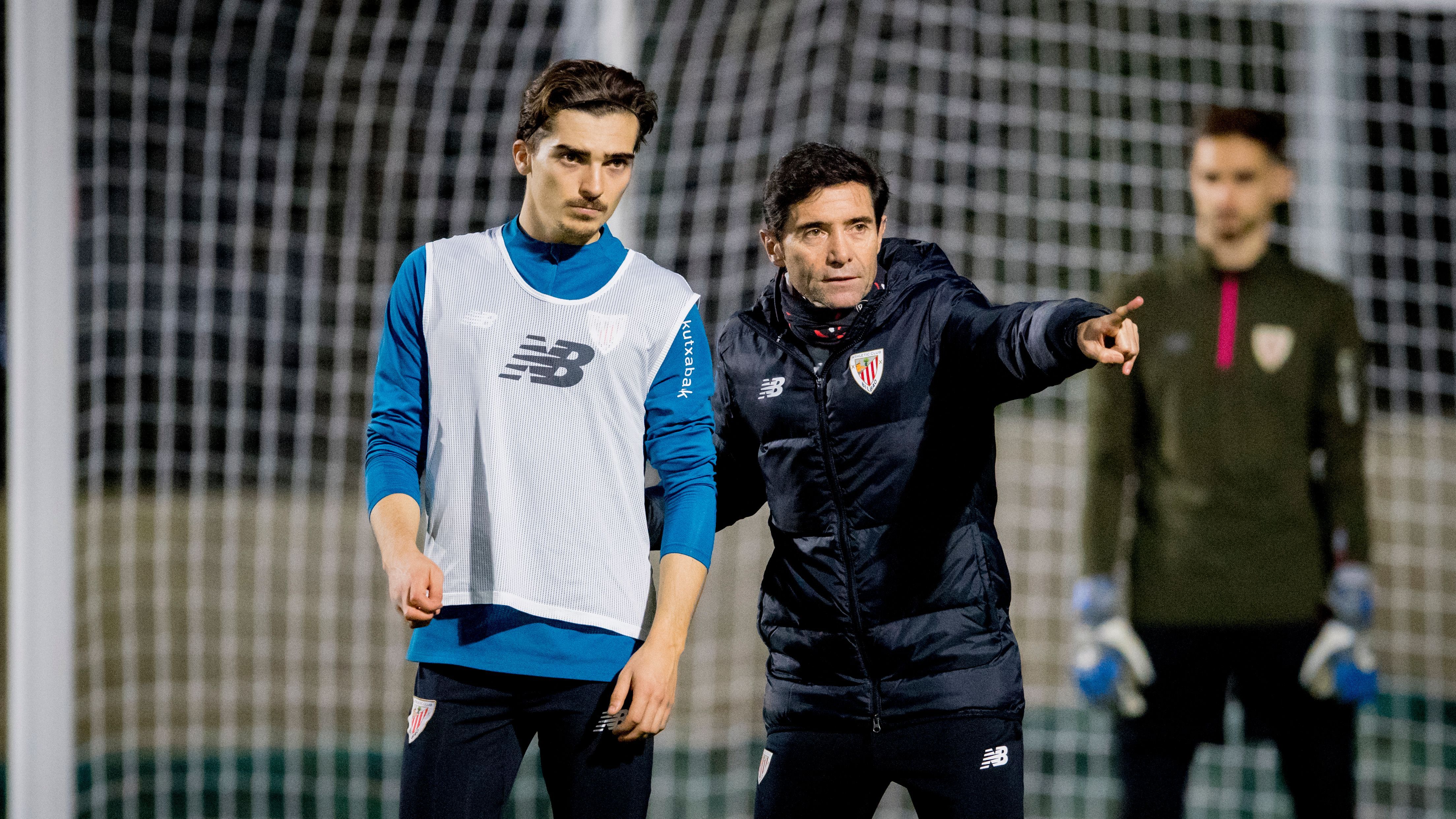  Instrucciones de Marcelino García Toral a Iñigo Córdoba, la pasada temporada, en Lezama.