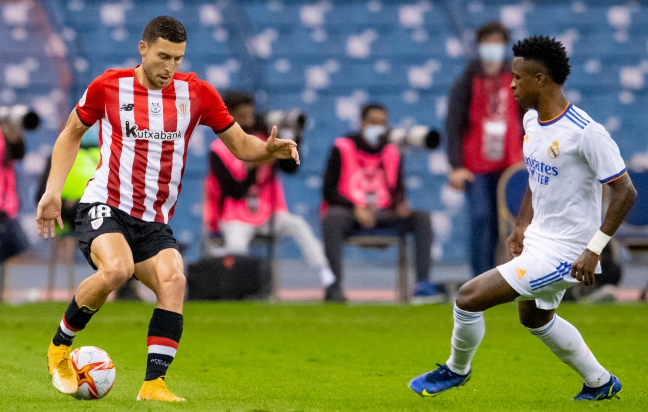  De Marcos, en la final de Supercopa frente al Real Madrid.