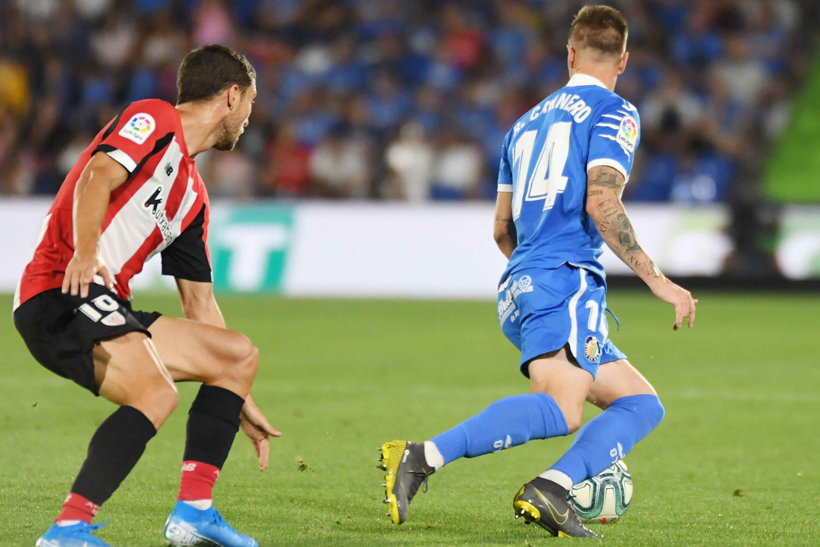 De Marcos en el partido de Getafe.
