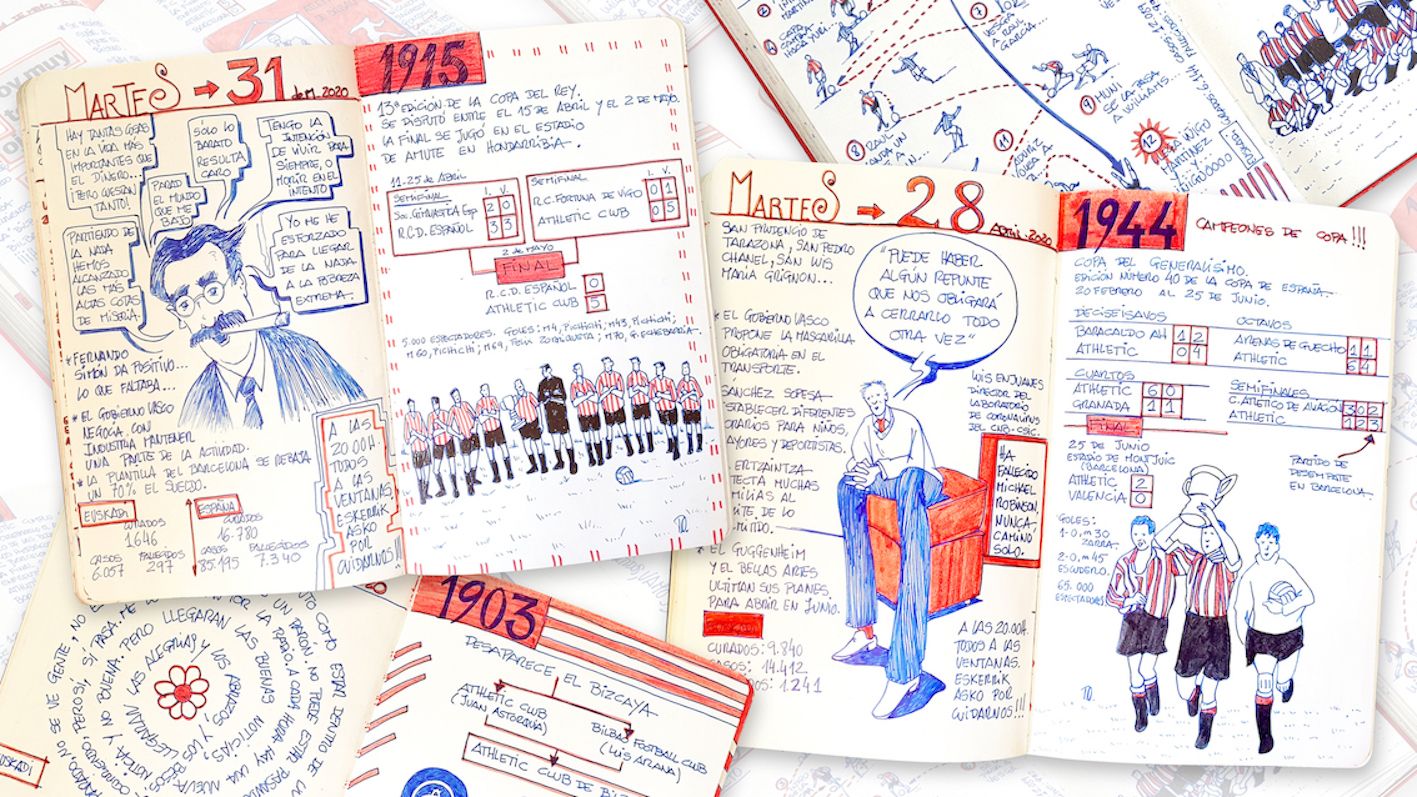  Toda una historia del Athletic Club condensada en el diario de Tomás Ondarra.