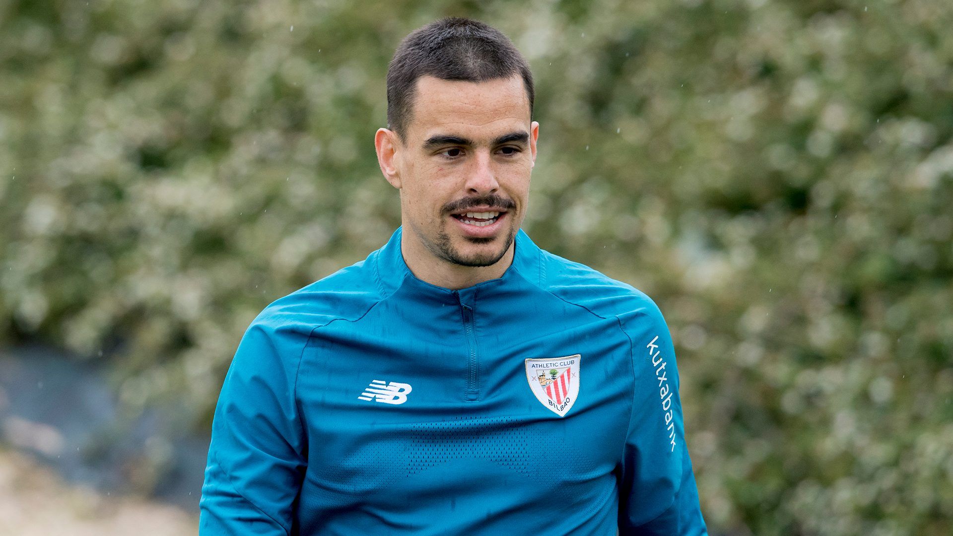 Entrenamiento de Dani García con el Athletic.