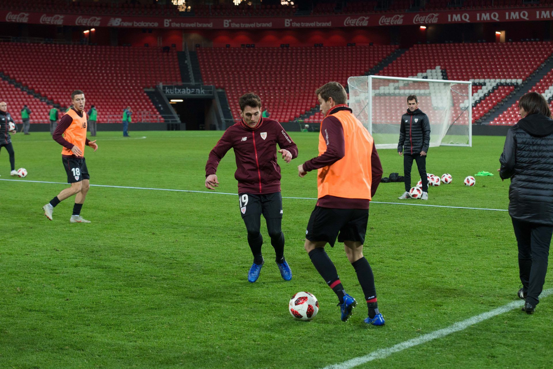  Ibai Gómez se ejercitó en San Mames con suplentes y no convocados tras el partido del Sevilla