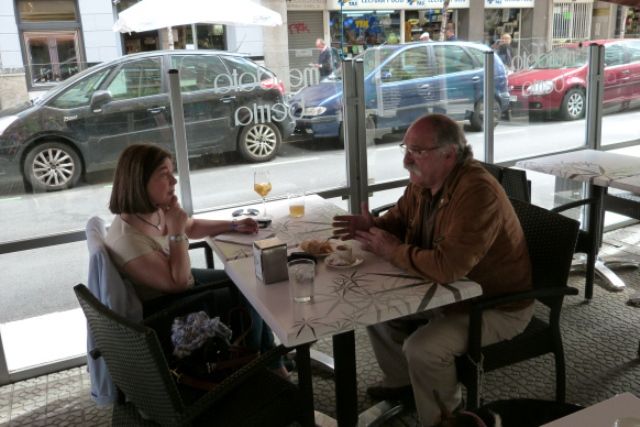  Esmeralda Herlo junto a Manu Lezama en Bilbao