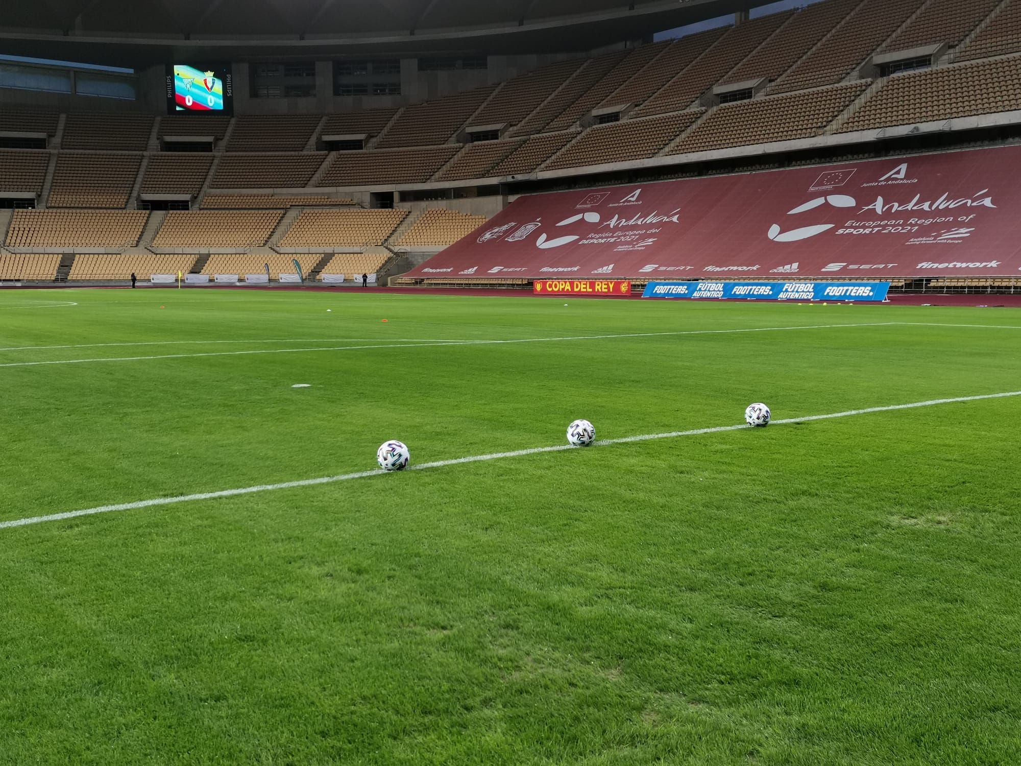 La final de la Supercopa se disputará en el estadio de La Cartuja .