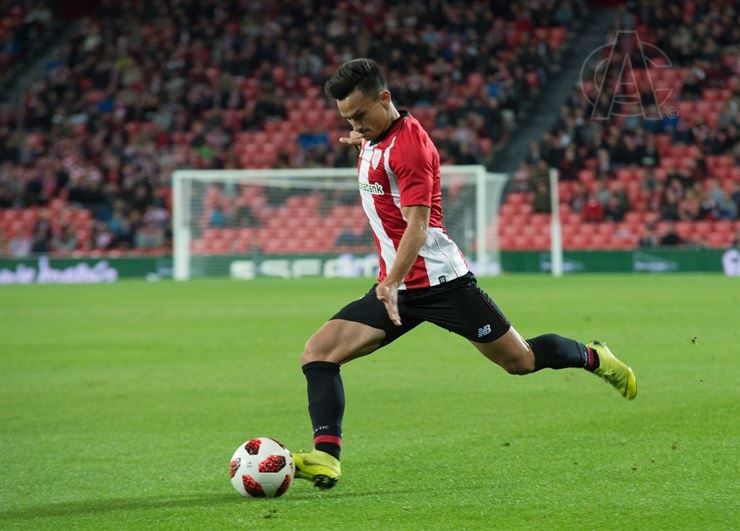 Cristian Ganea debutó en el partido de Copa ante el Huesca ante San Mamés (FOTO: Athletic Club)
