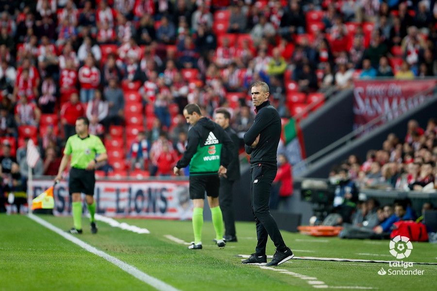  Gaizka Garitano dirige al Athletic ante elos colchoneros.
