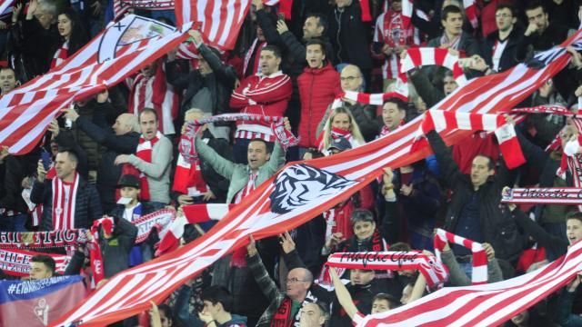  San Mamés presentaba un ambiente magnífico ante el Eibar.