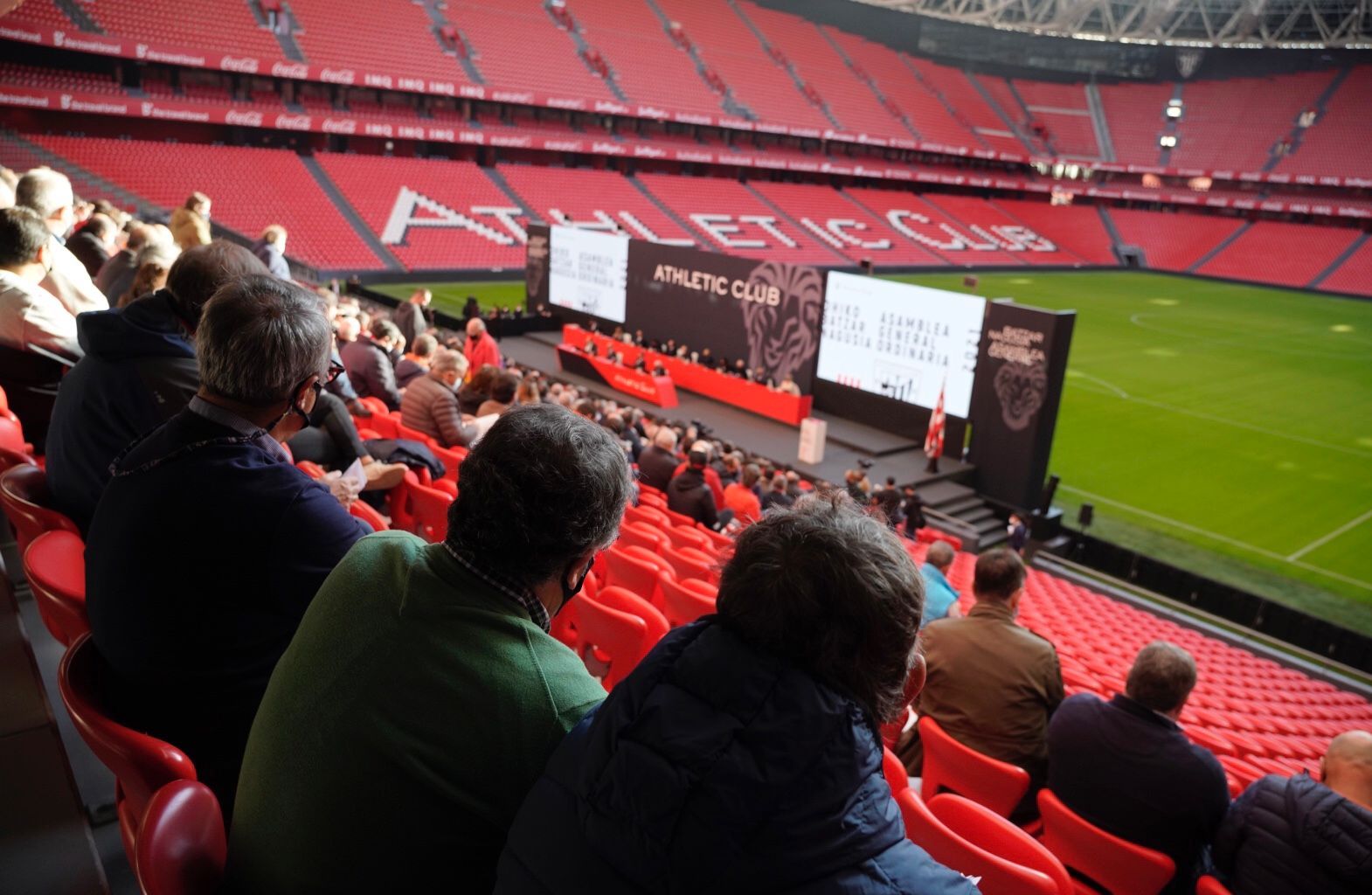 San Mamés acogía la Asamblea General de Socios Compromisarios 2021.