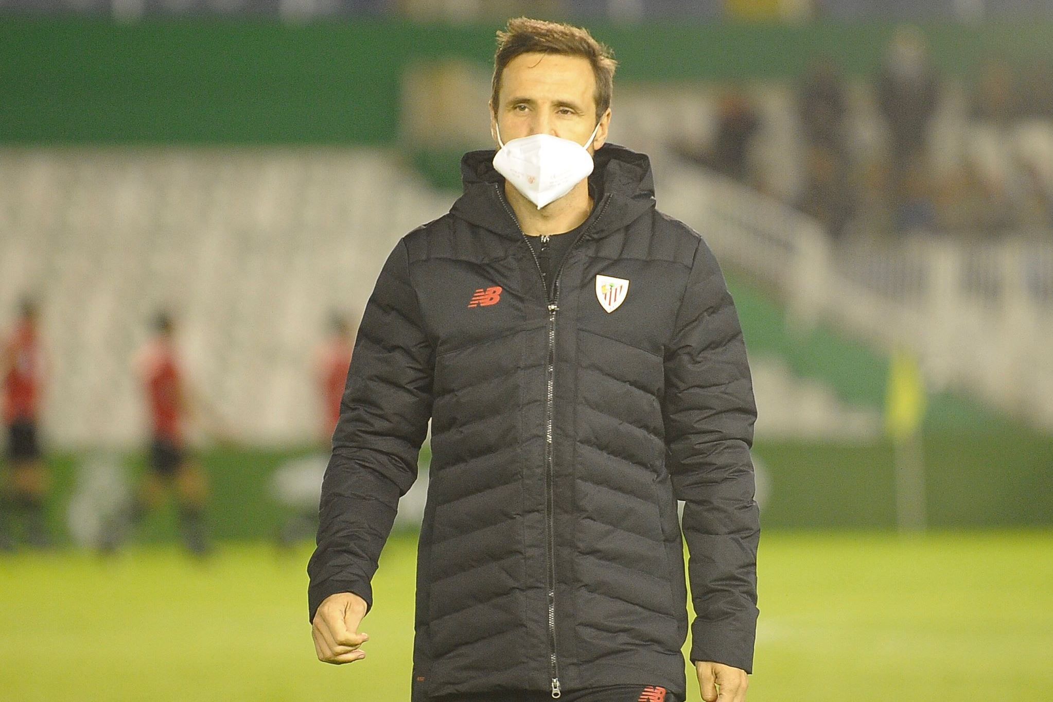  Carlos Gurpegui en una imagen con el filial en Santander.