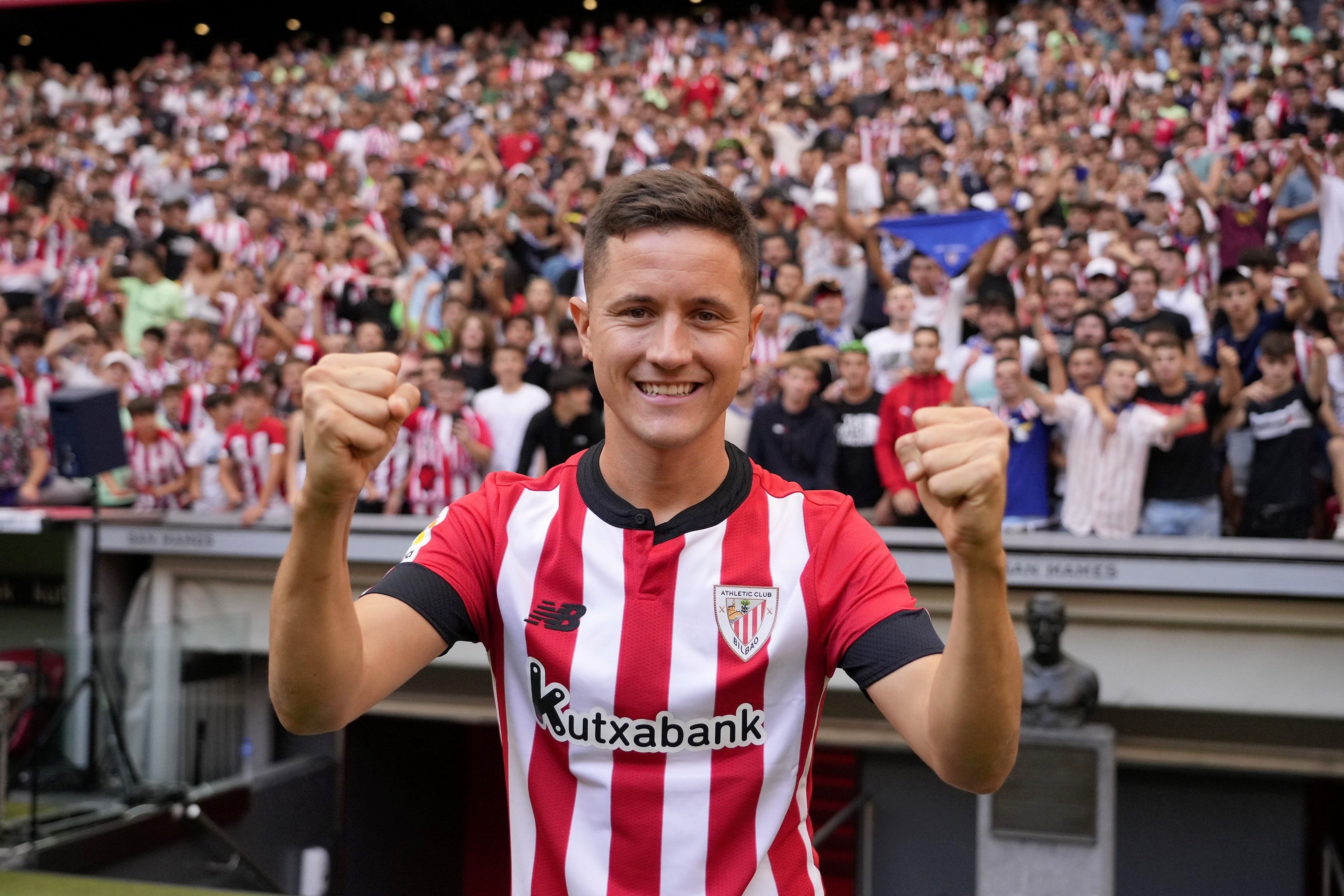  Ander Herrera se ha presentado en San Mamés.