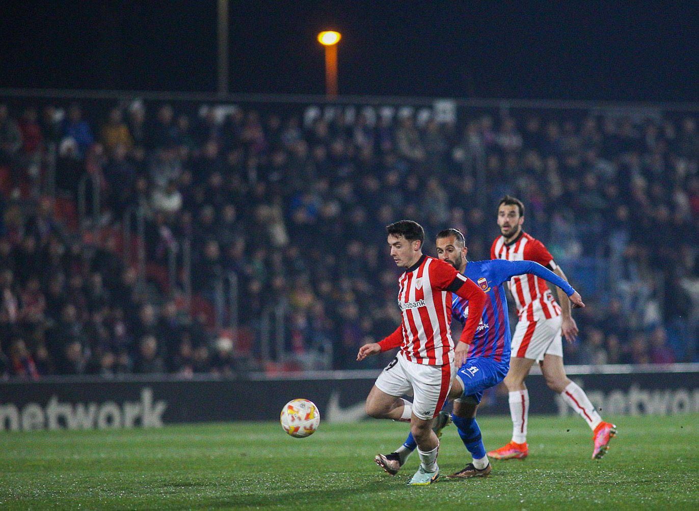 Oier Zarraga, en Copa ante el CD Eldense.