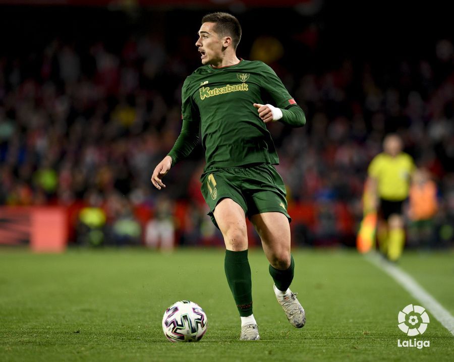 Iñigo Córdoba saltó en la segunda mitad sustituyendo a Capa.