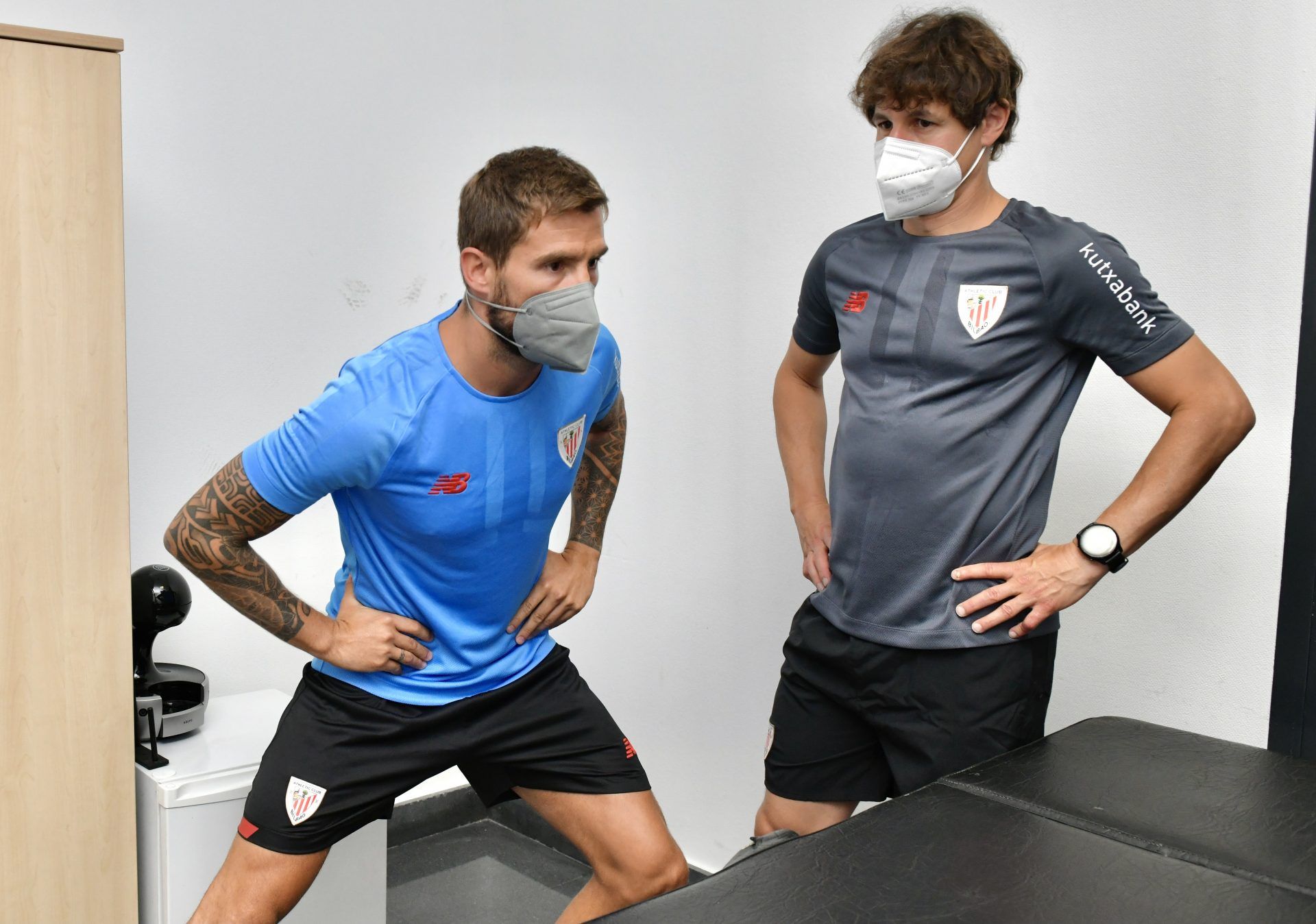  Iñigo Martínez en las nuevas pruebas médicas de pretemporada.