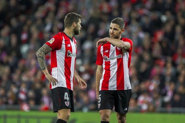 Iñigo Martínez y Yeray, la indisoluble pareja de centrales de Garitano.