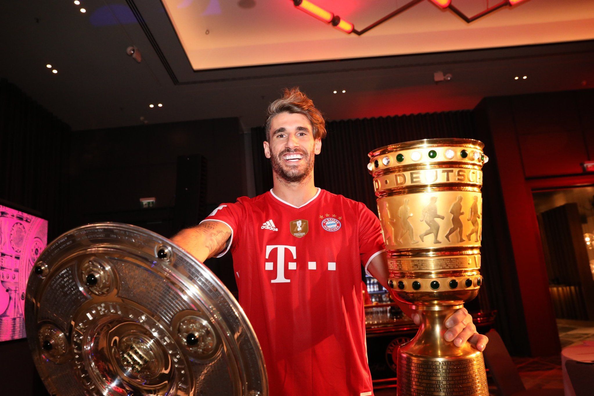 El navarro Javi Martínez se ha hinchado a ganar títulos con el FC Bayern.