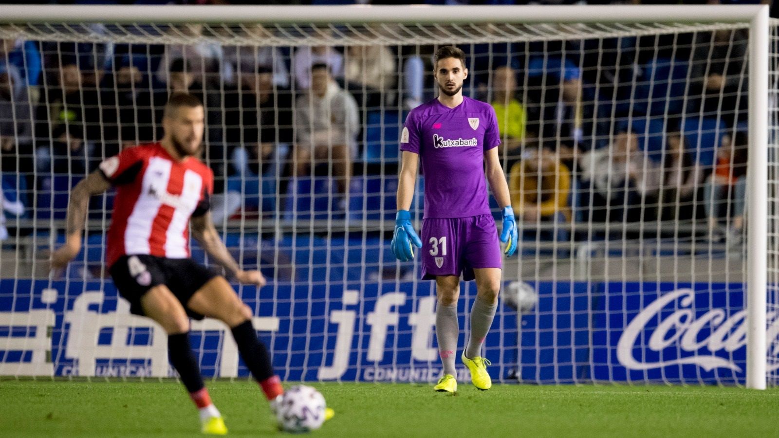 Jokin Ezkieta vivió en Tenerife su debut oficial con el primer equipo.