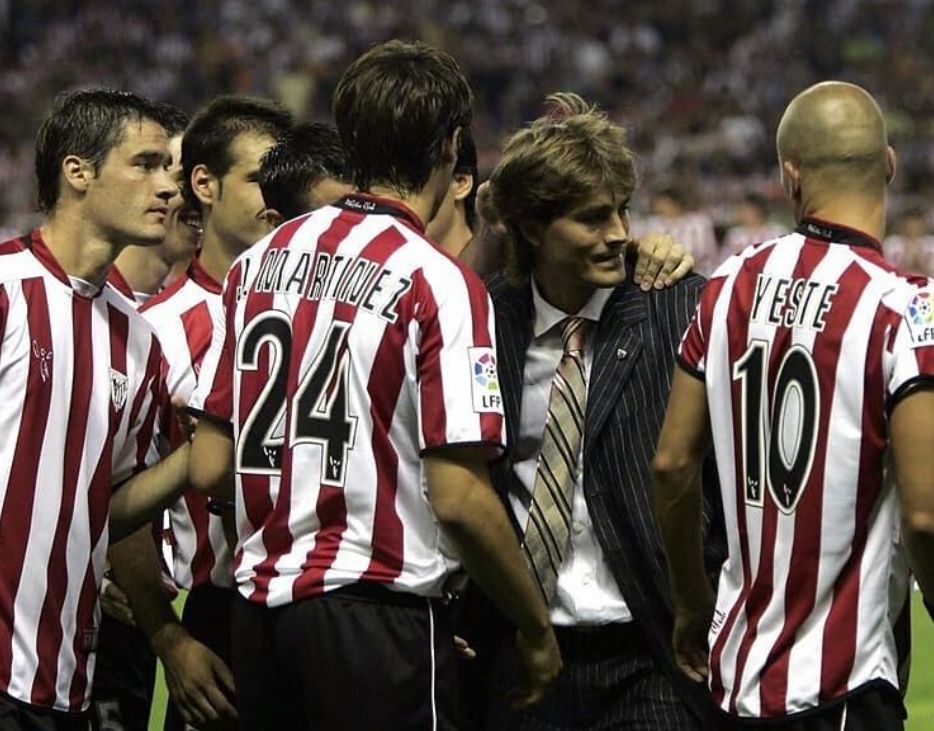  Julen Guerrero, el día de su despedida en San Mamés.
