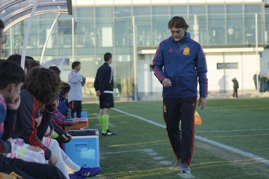  Julen Guerrero estaba encantado con el trabajo con las selecciones inferiores que dirigía.