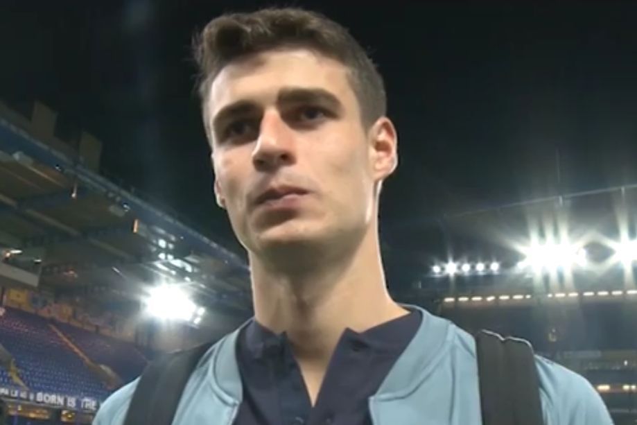 El ex del Athletic Club, Kepa Arrizabalaga, bajo los focos en Stamford Bridge.