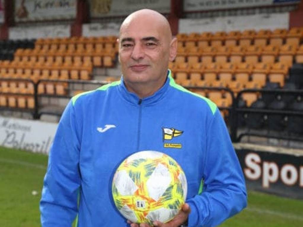 Laureano Echevarria, el actual entrenador de porteros del Club Portugalete.