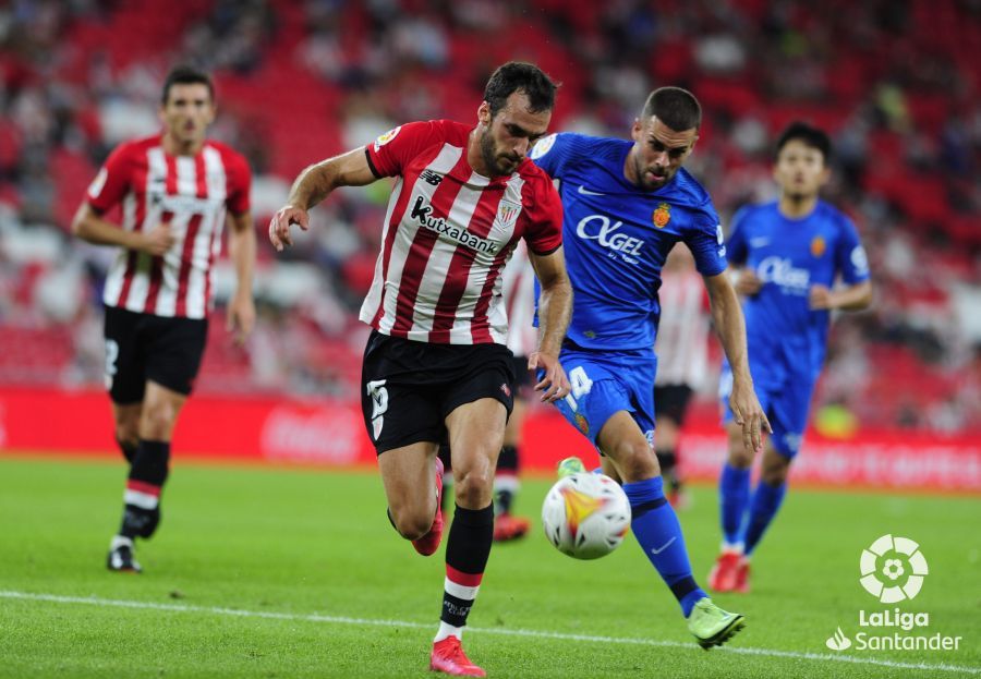  Lekue, durante el partido ante el Mallorca.