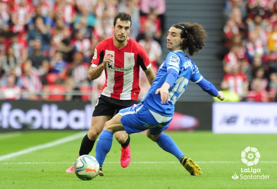  Lekue en acción ante el Getafe.