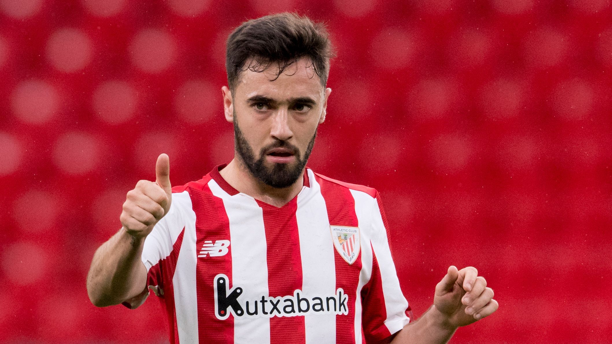  Unai López da el OK ante el Valladolid en San Mamés.