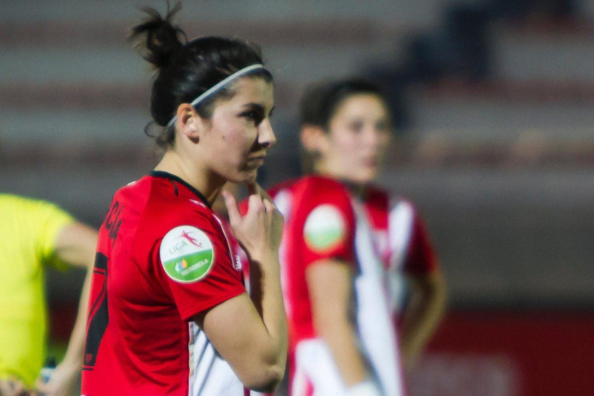 Lucía marcó el primer gol rojiblanco.