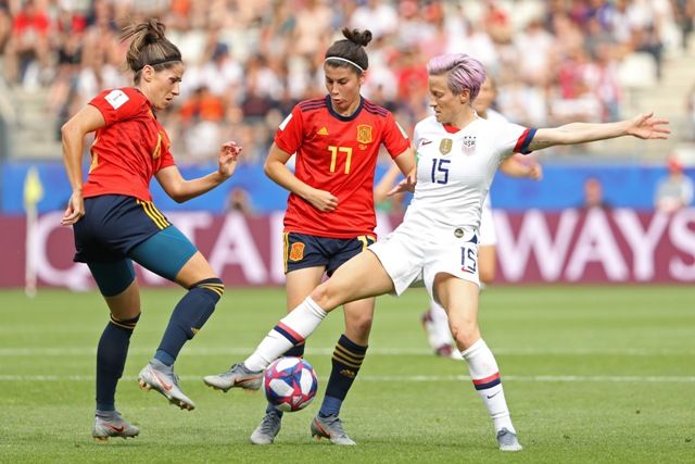  Lucía García no paró de pelear durante todo el partido ante las norteamericanas.