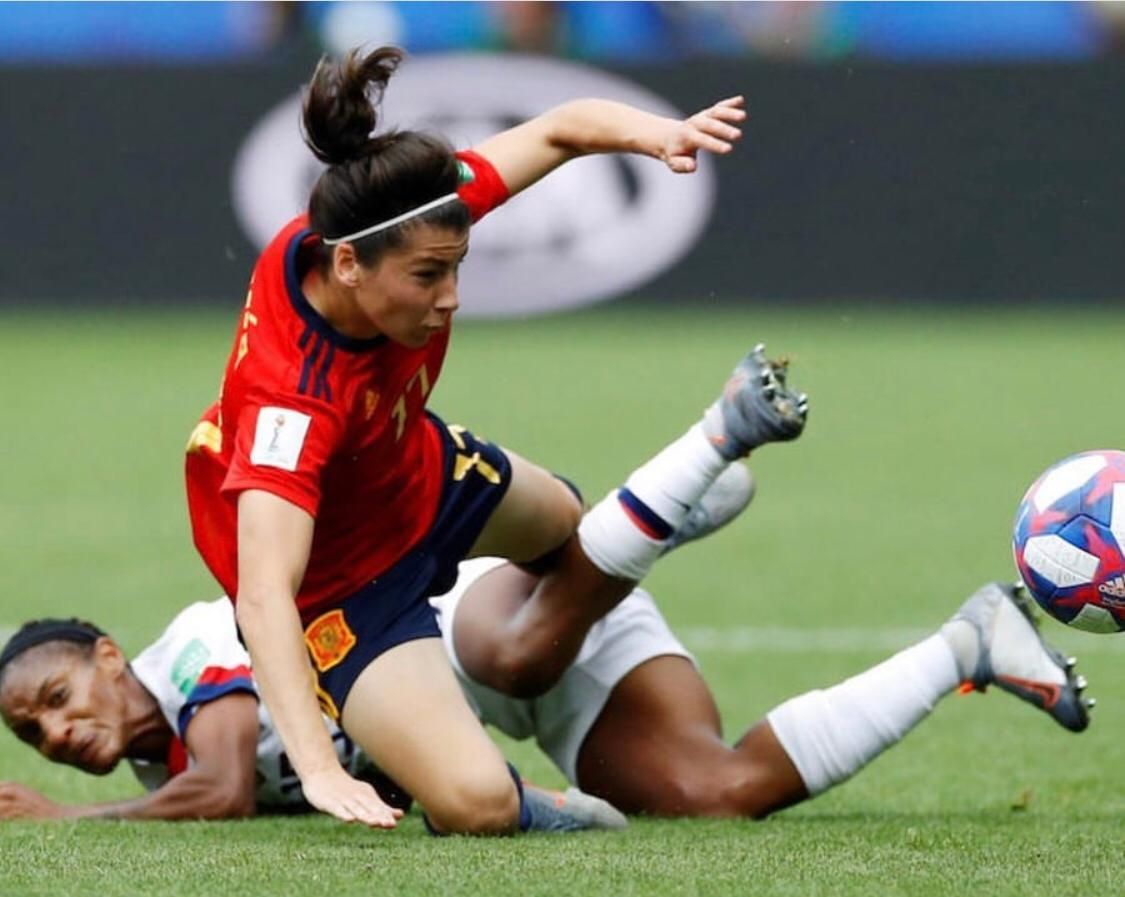 Lucía García, en un partido del Mundial.