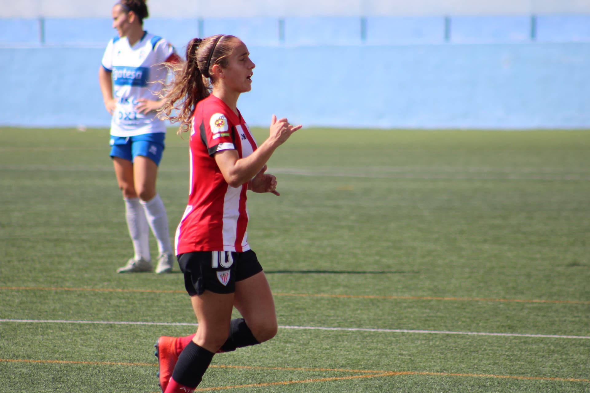 Maite Oroz en el partido frente al Granadilla.